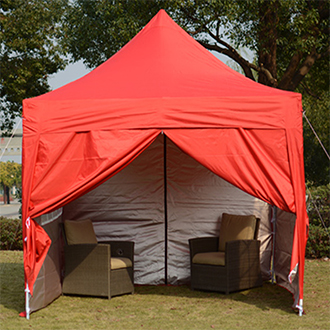 Quictent 2 x 2m Heavy Duty Pop Up Gazebo Canopy Marquee Red