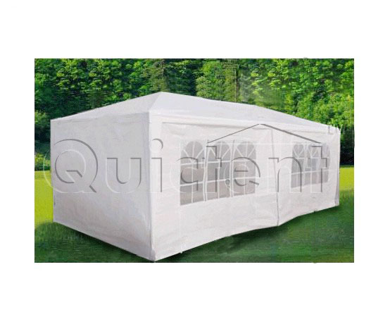 10 x 20 Party Wedding Tent Canopy Gazebo Door Walls White Steel