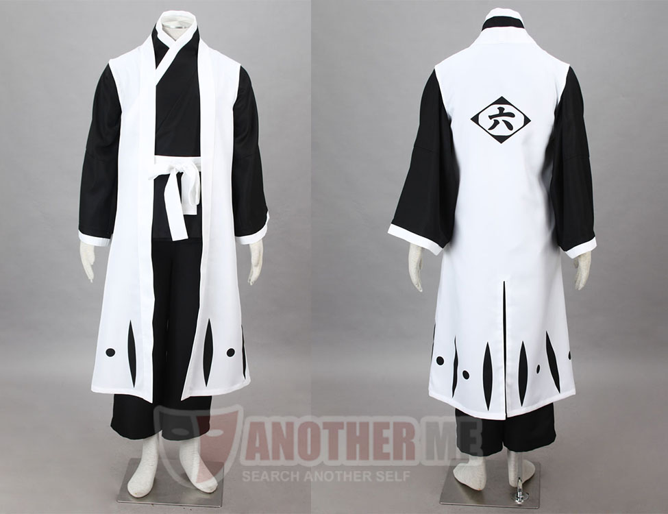 Another Me 3rdBleach 6th Captain Kuchiki Byakuya Robes Cosplay Costume ...